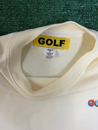 Golf wang Tyler the creator pale yellow crewneck