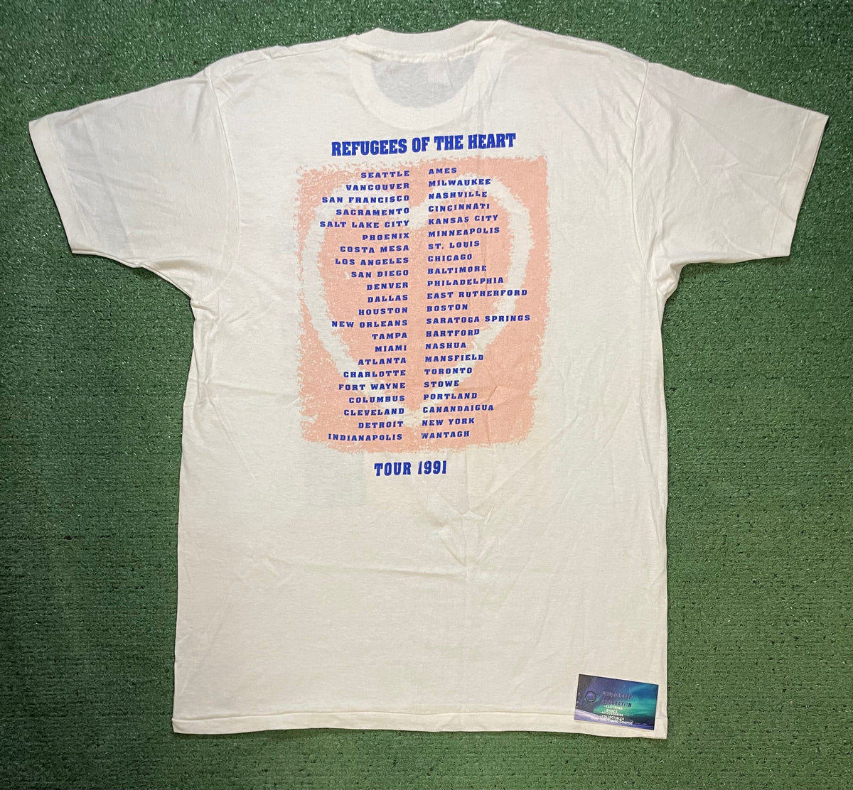 vintage 1991 Steve Winwood Refugees of the Heart tour tee
