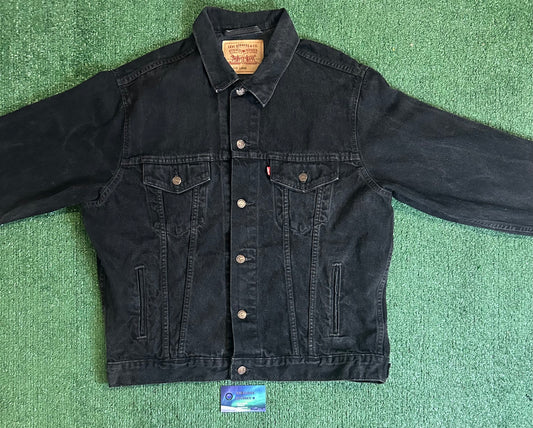 Vintage Levis Black Denim jean jacket