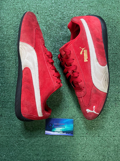Puma red speedcat size 10.5men/12women