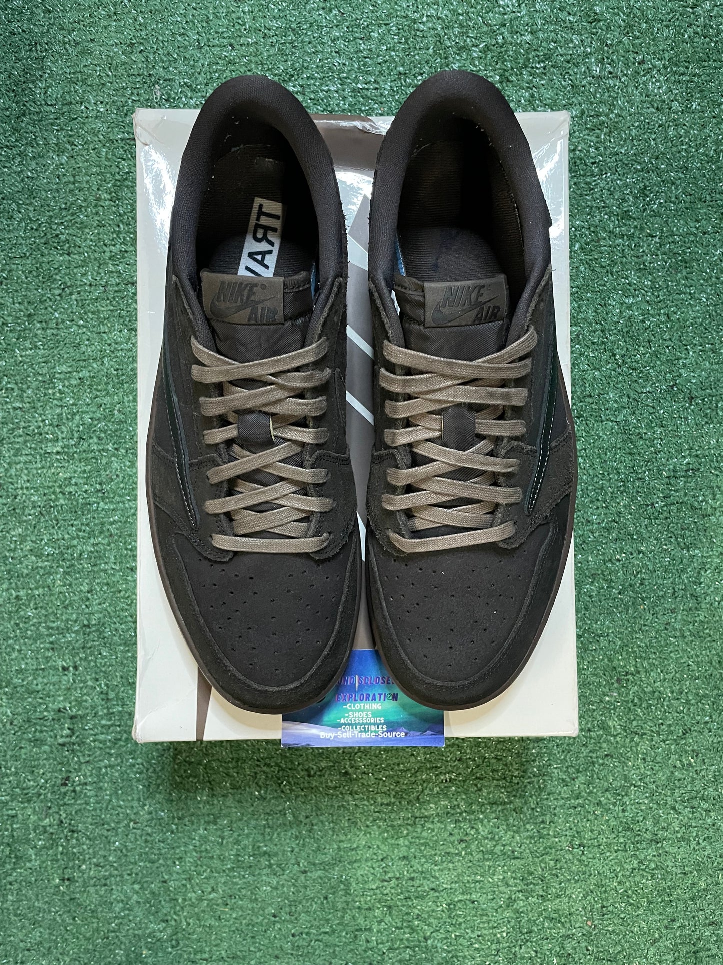 Air Jordan 1 Low X Travis Scott velvet size 11men/12.5women
