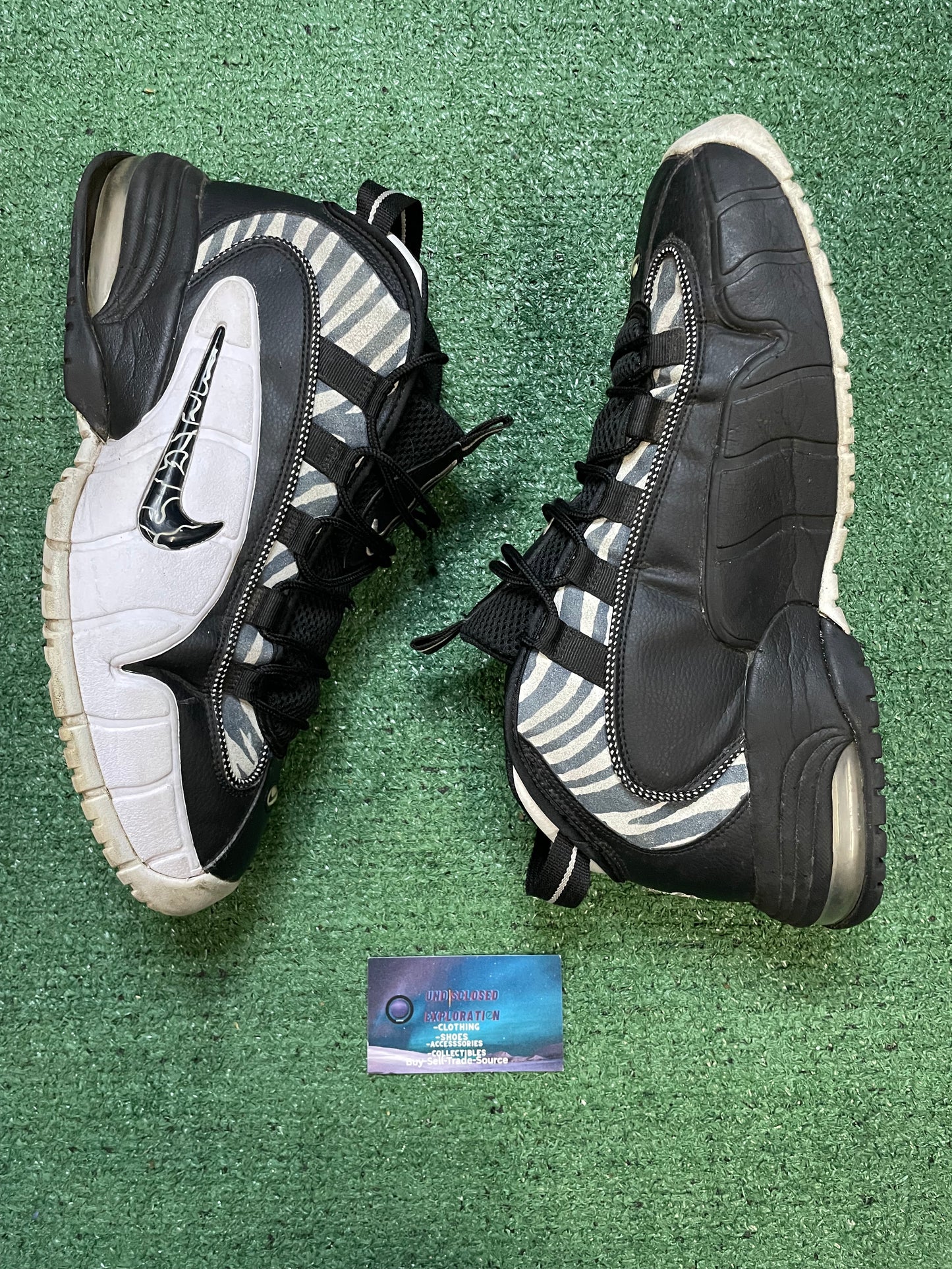 Nike air max penny 1 zebra stripes 11men/12.5women