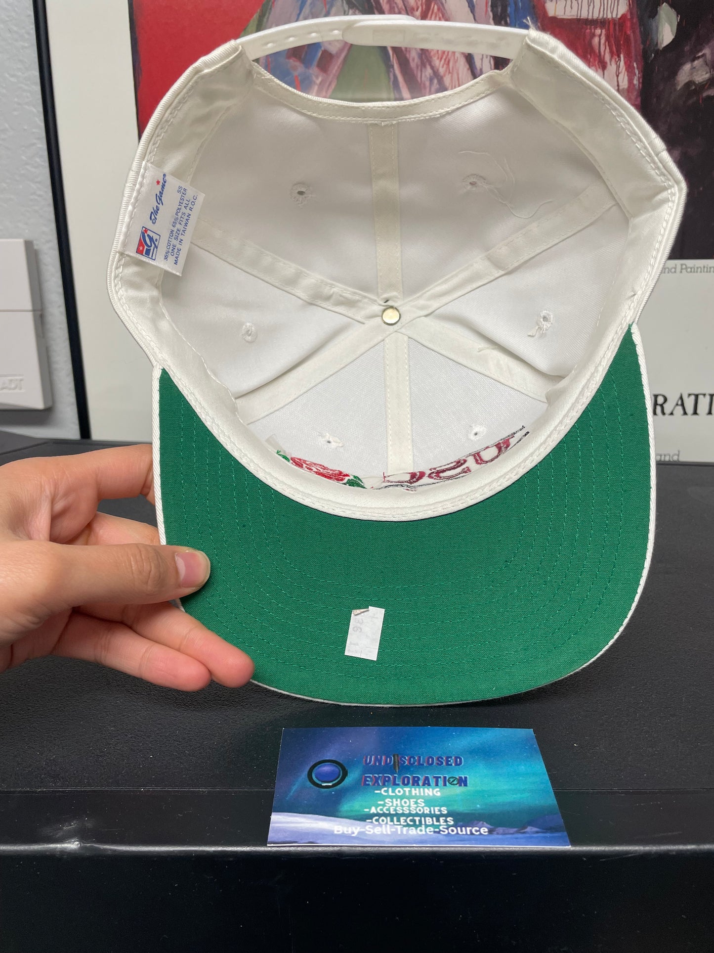 Vintage 1990s USC rose bowl white embroidered hat