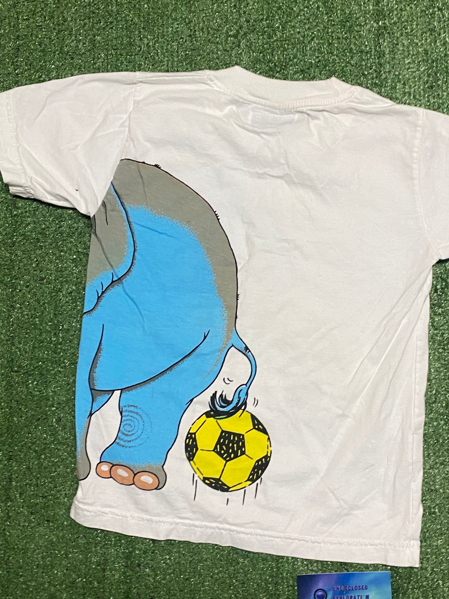 Vintage Baby Elephant Soccer Tee