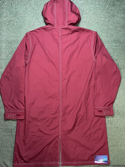 Stüssy Contrast Stitch Parka maroon jacket