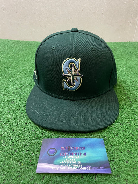 Seattle Mariners Kelly green 20th anniversary fitted new era hat