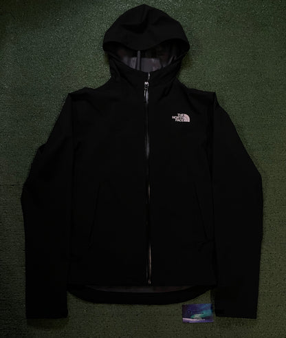 The North Face active stretch shell rain black jacket