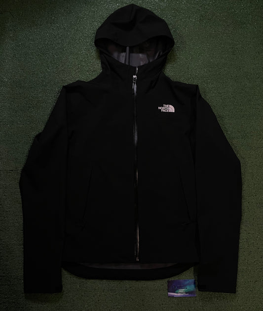 The North Face active stretch shell rain black jacket