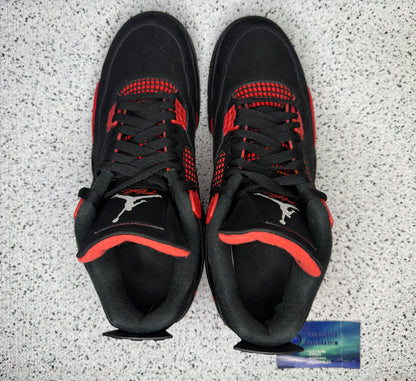 Jordan 4 Red Thunder 11.5 Men/13 Women “Preowned”