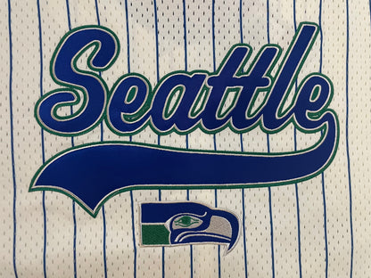 Seattle Seahawks Mitchell and ness baseball jersey
