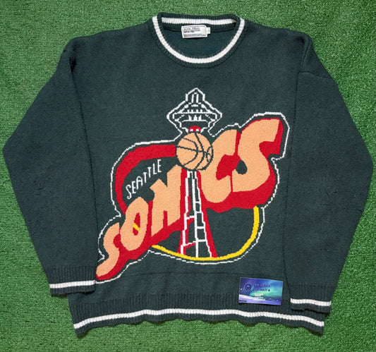 Vintage Seattle SuperSonics Crewneck Knit