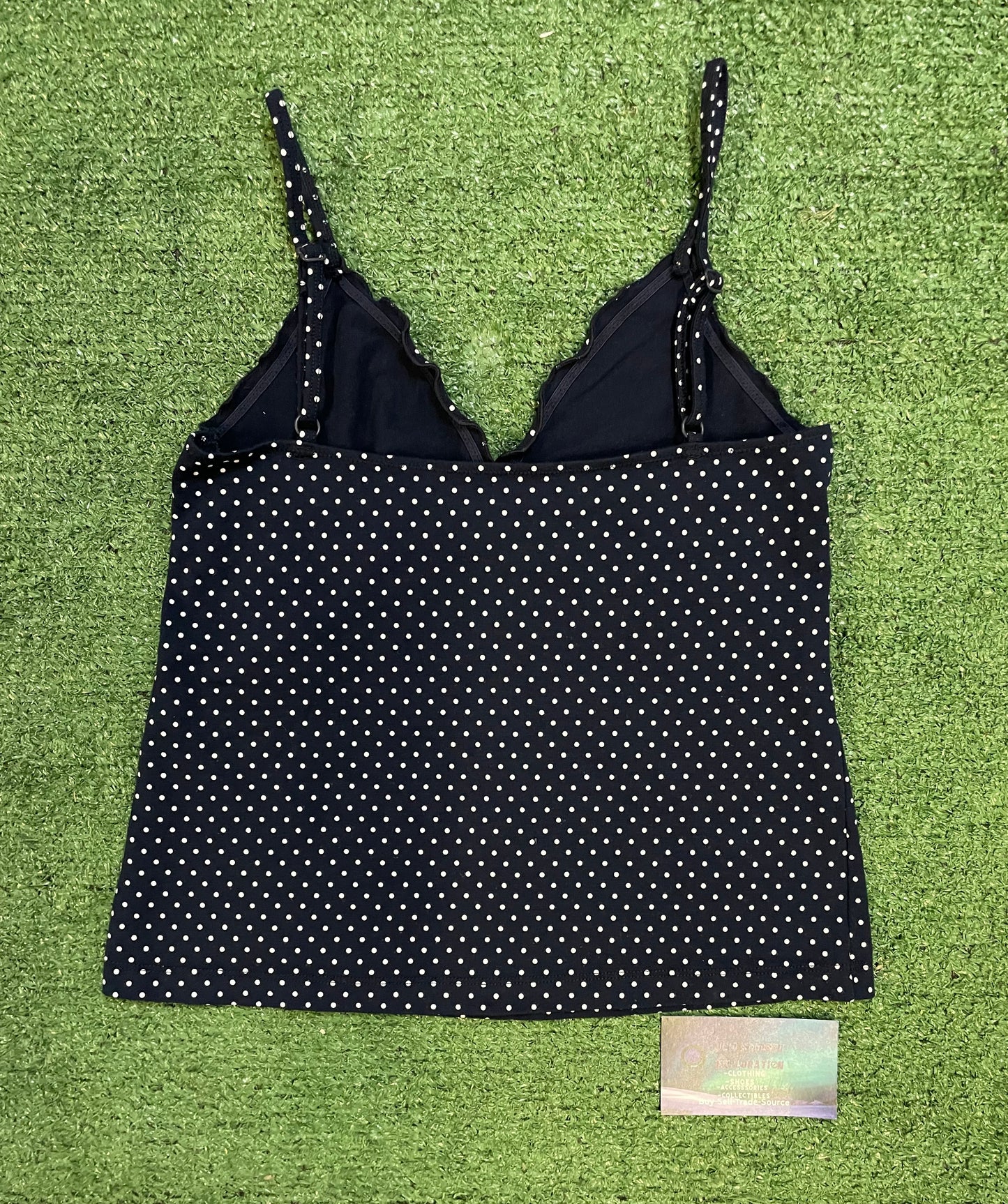 Brandy Melville/John Galt polka dot tank top