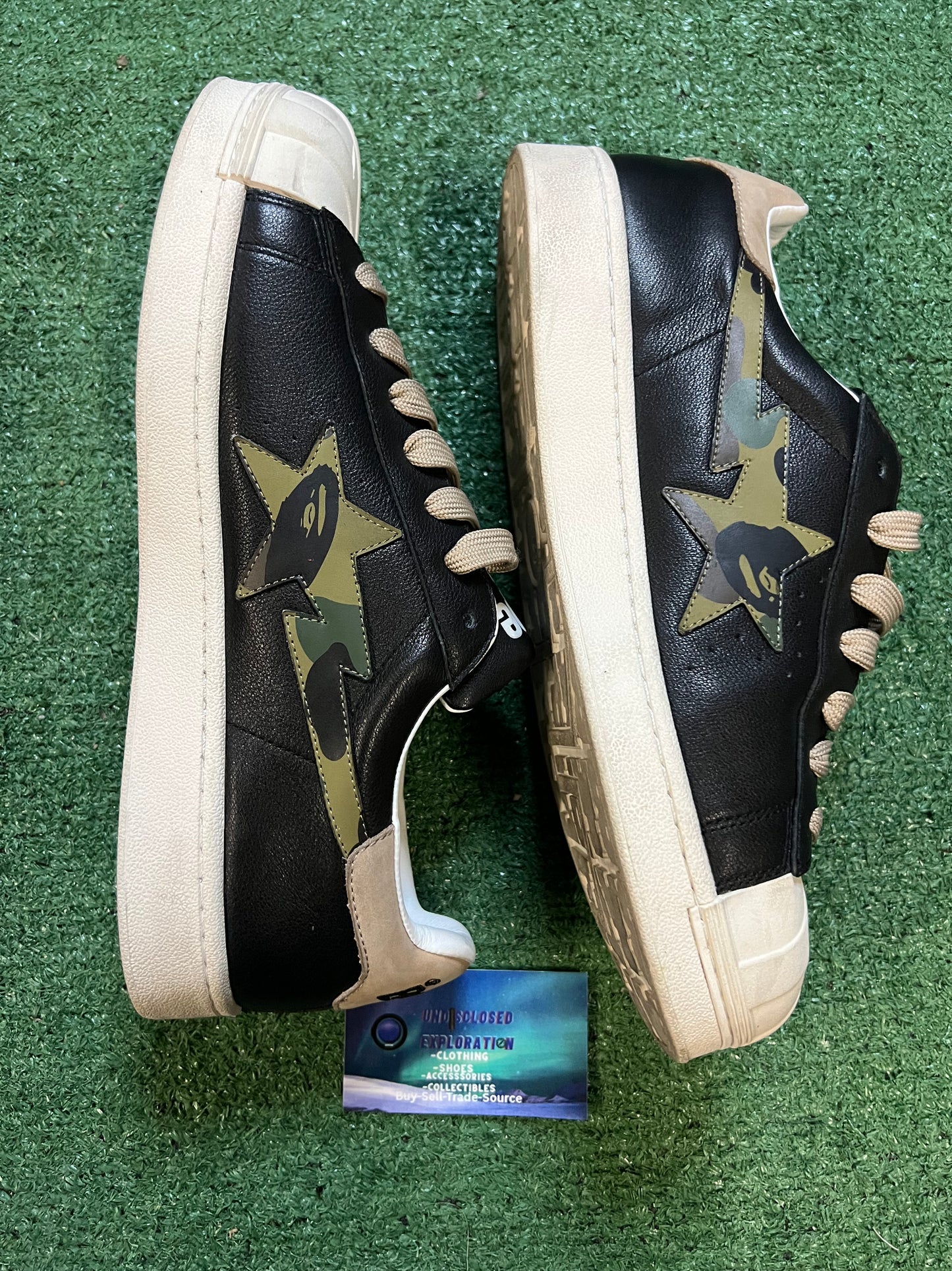 Bape skullsta black size 11men/12.5women