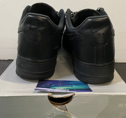 Nike Air Force 1 low black supreme size 11men/12.5women