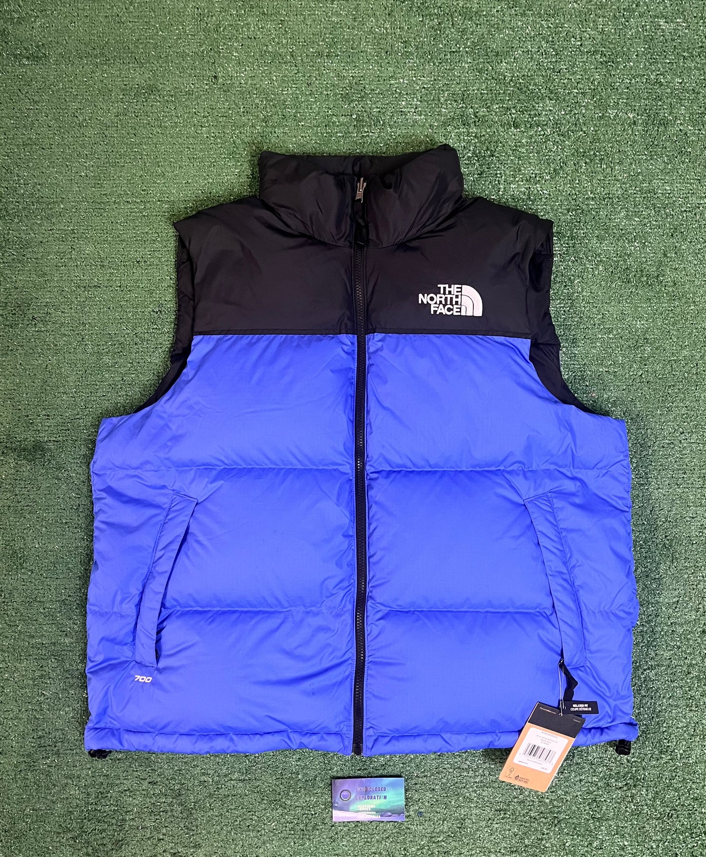 North face nuptse 700 solar blue vest