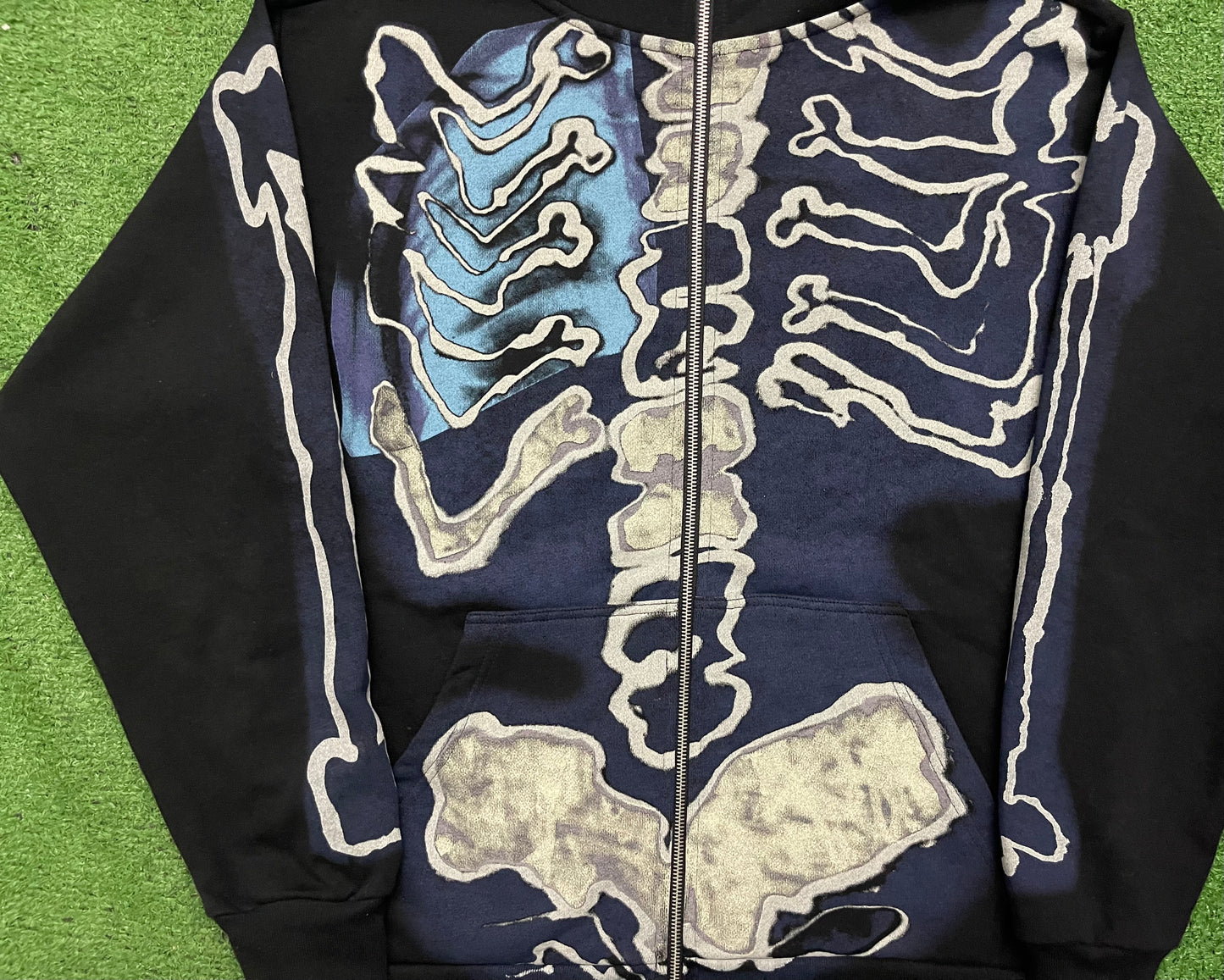 Travis Scott Cactus Jack Fragment Skeleton Graffiti Hoodie