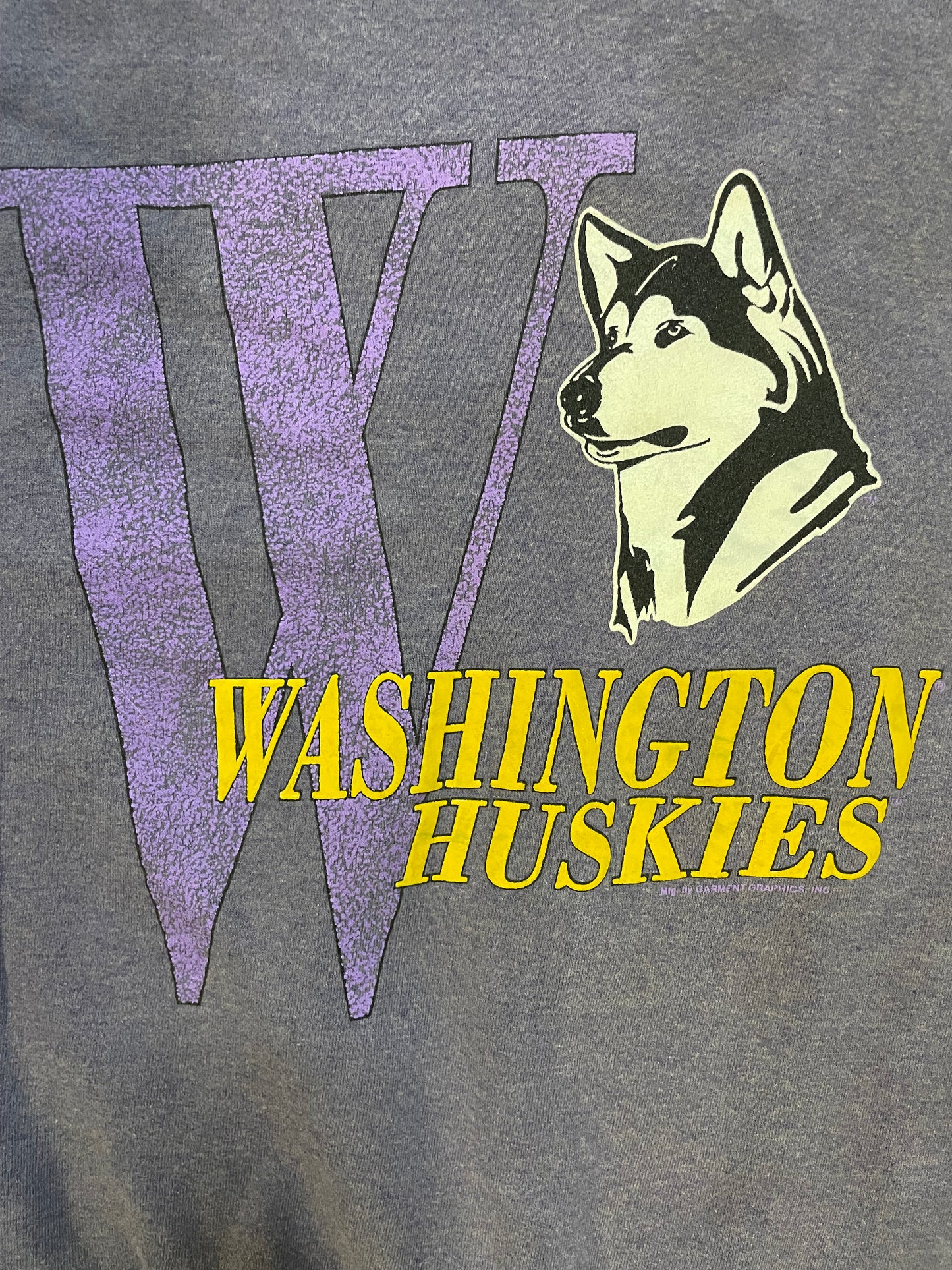 Vintage 1990s UW University of Washington Huskies Crewneck