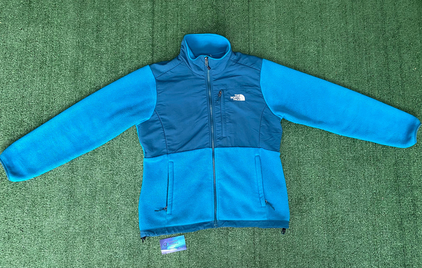 North face Denali fleece blue jacket