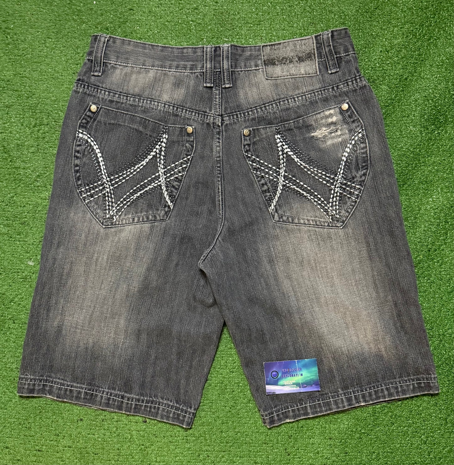 Vintage Bare Fox Jorts Grey