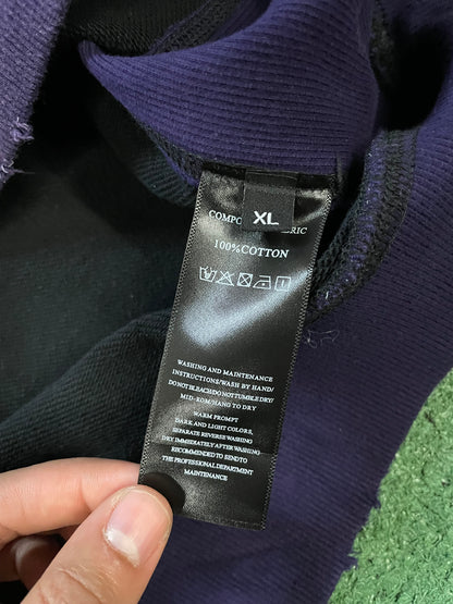 GV Gallery Raspberry hills sulfer black and purple crewneck
