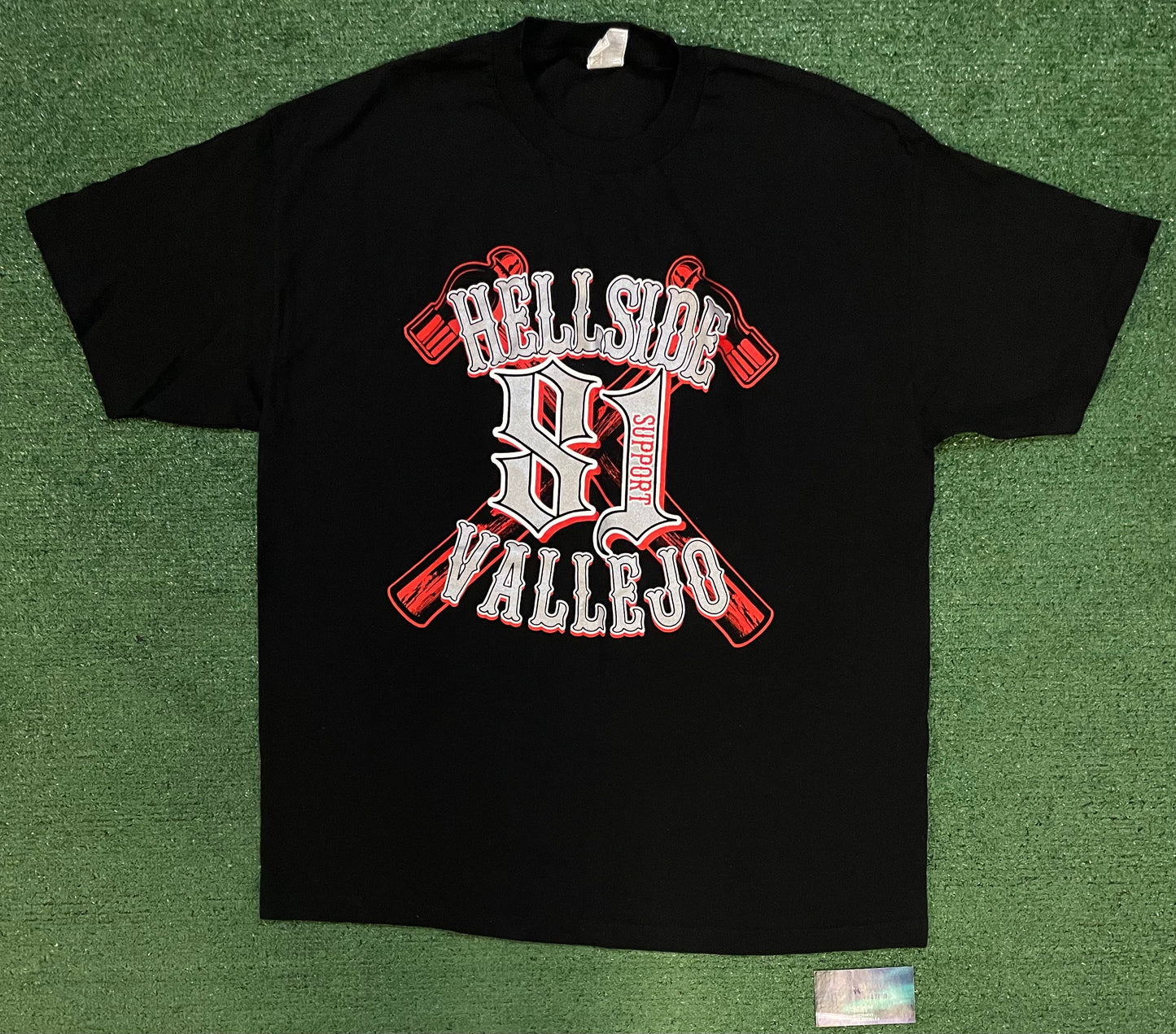 Vintage Hellside Vallejo motorcycle club tee