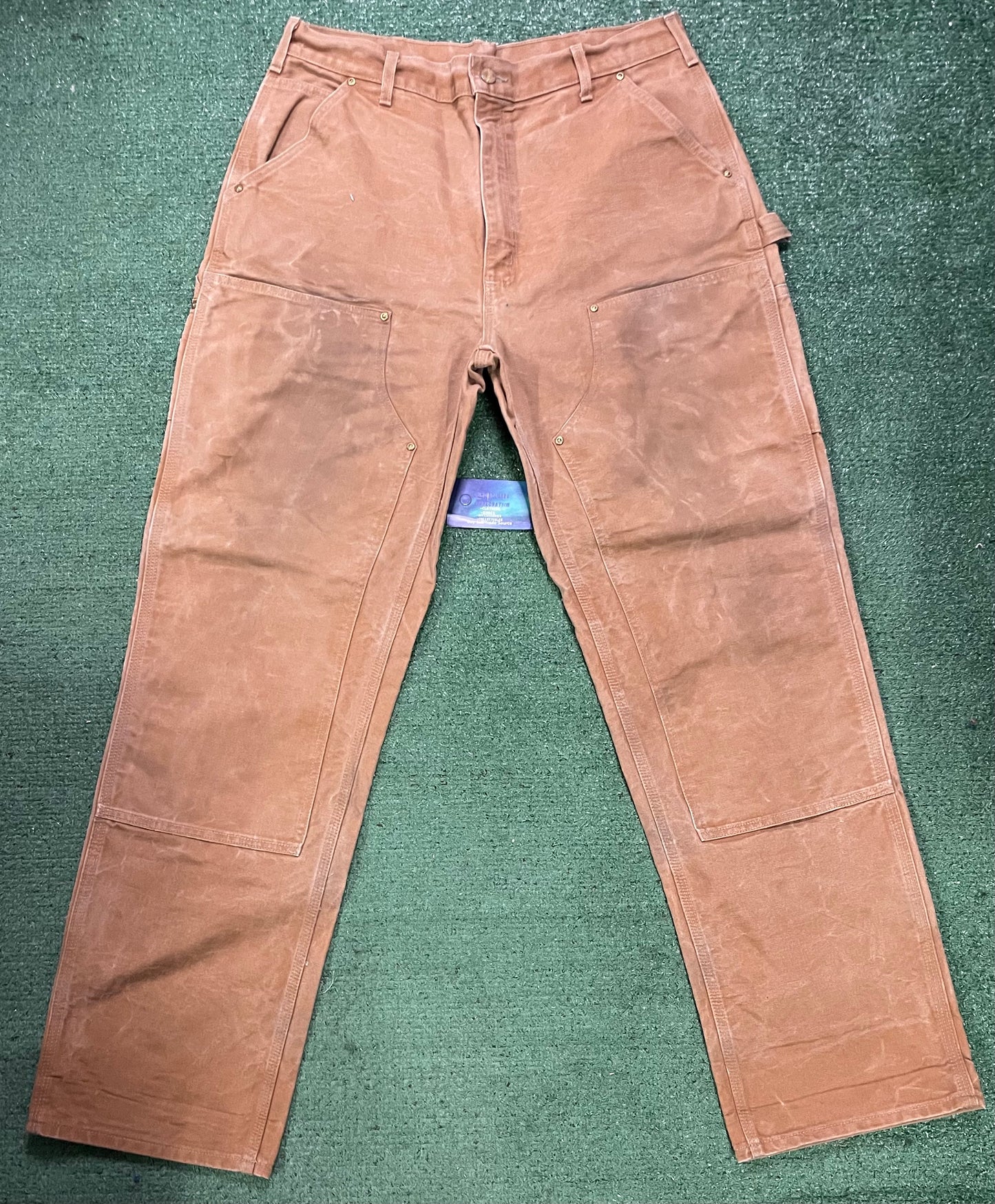 Carhartt double knees  tan pants