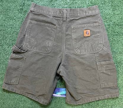 Carhartt utility olive shorts