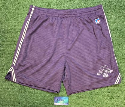 American Eagle X Russell purple shorts