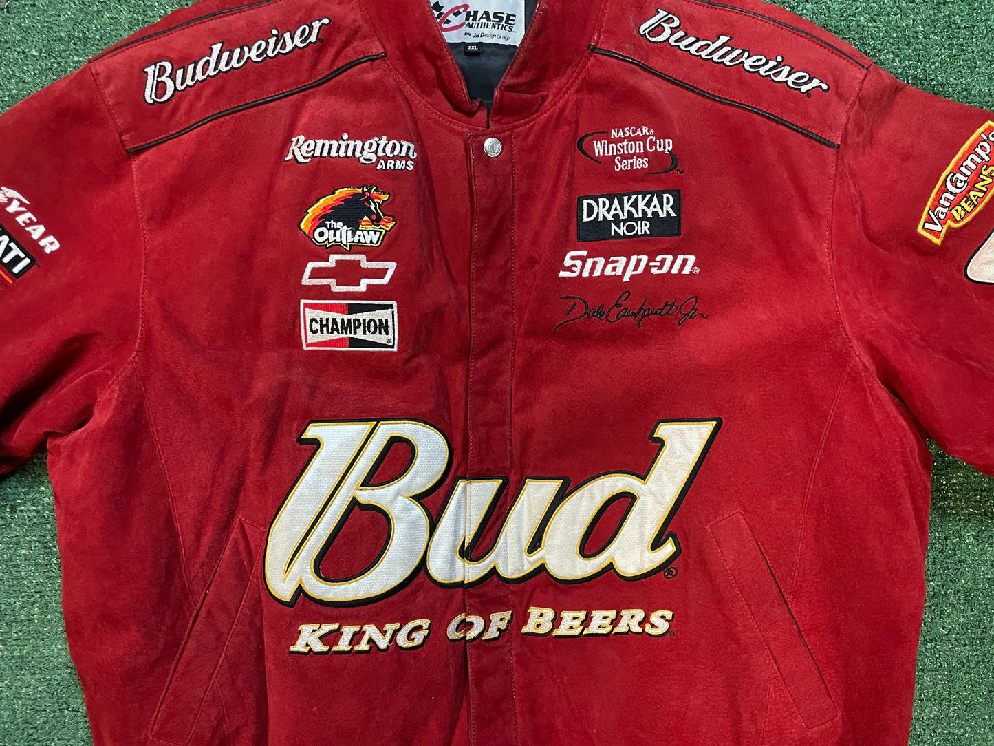 Vintage Dale Earnhardt Jr Bud king of beers nascar jacket
