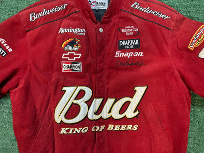 Vintage Dale Earnhardt Jr Bud king of beers nascar jacket