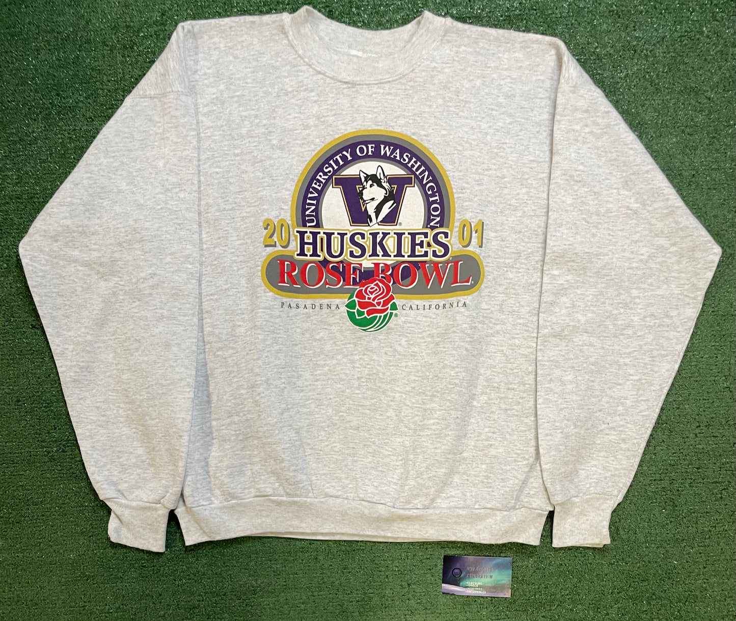 Vintage 2000s UW  University of Washington rose bowl crewneck