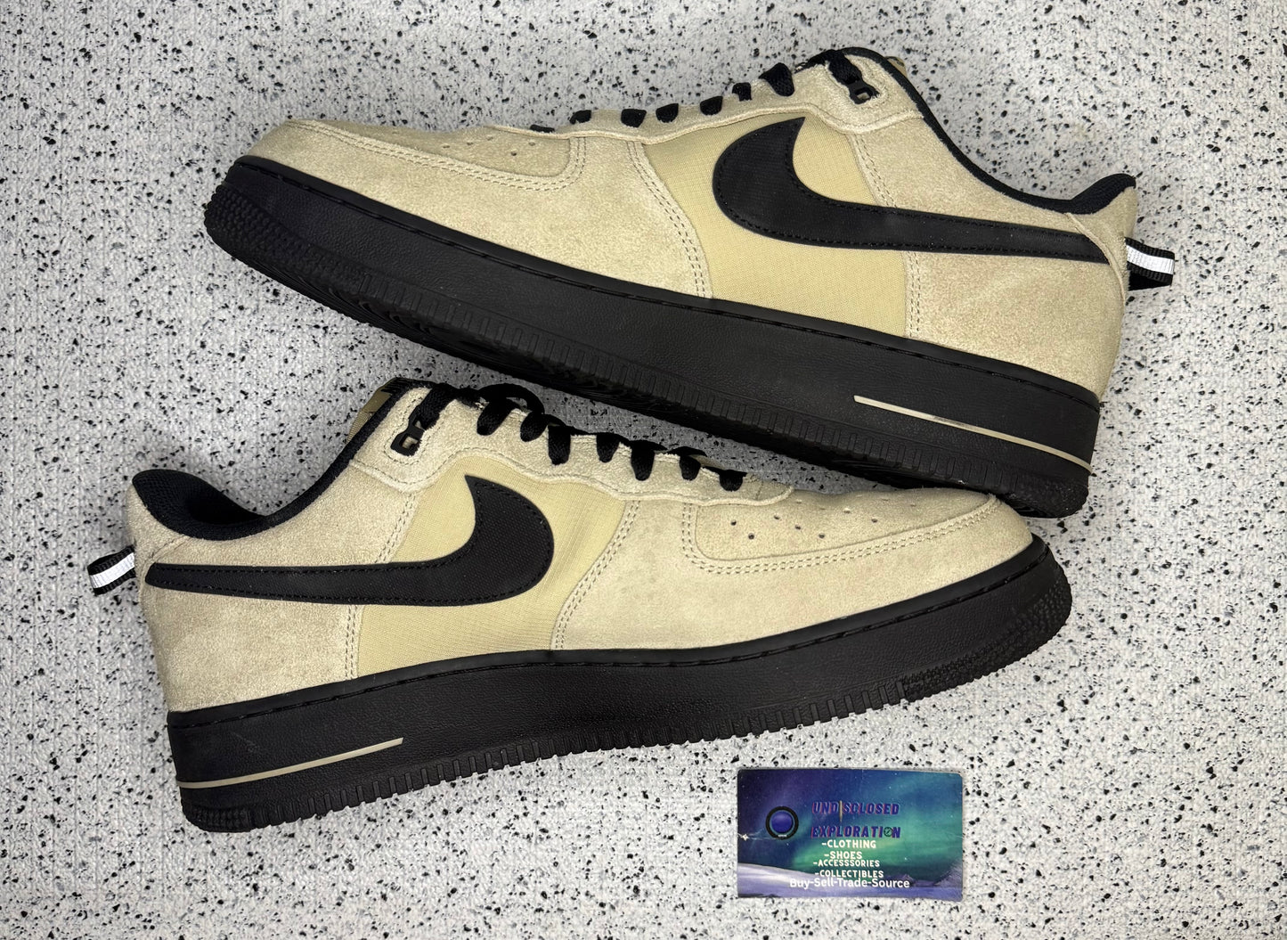 Nike Air Force 1 Desert Khaki 12 Men/13.5 Women “Preowned”