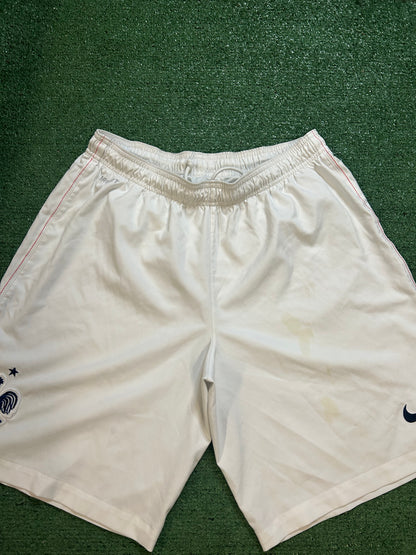 Nike France 2014-2015 white soccer shorts