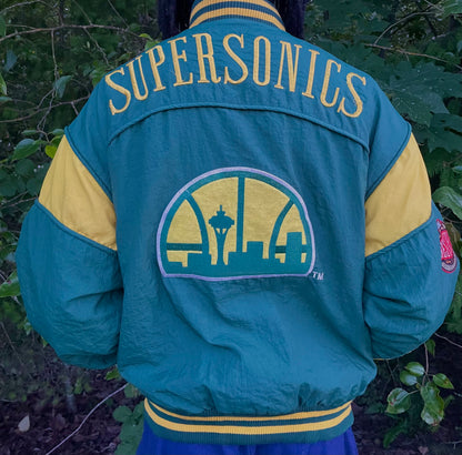 Vintage Seattle supersonics western  conference jacket