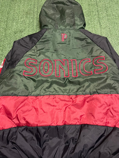 Vintage 1990s Seattle sonics pro player jacket