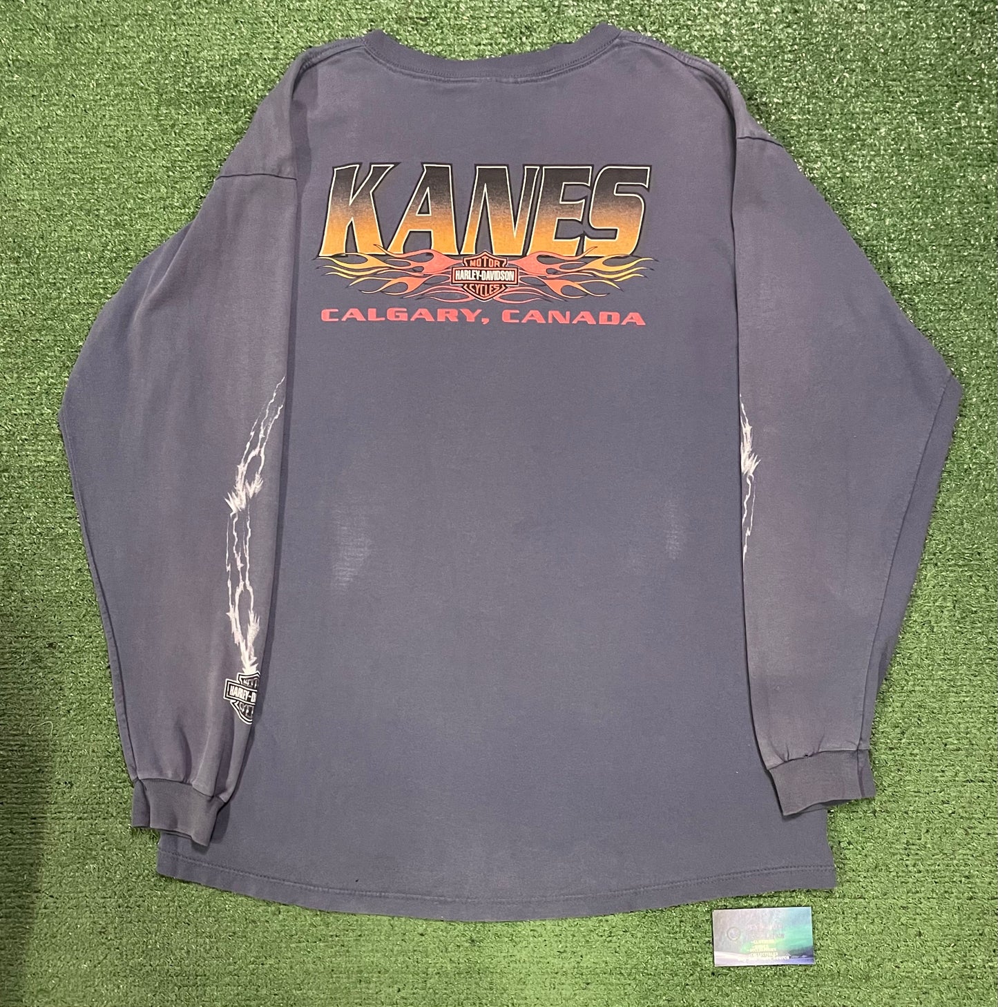 Vintage Harley Davidson flame longsleeve