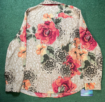 Chico’s floral button up