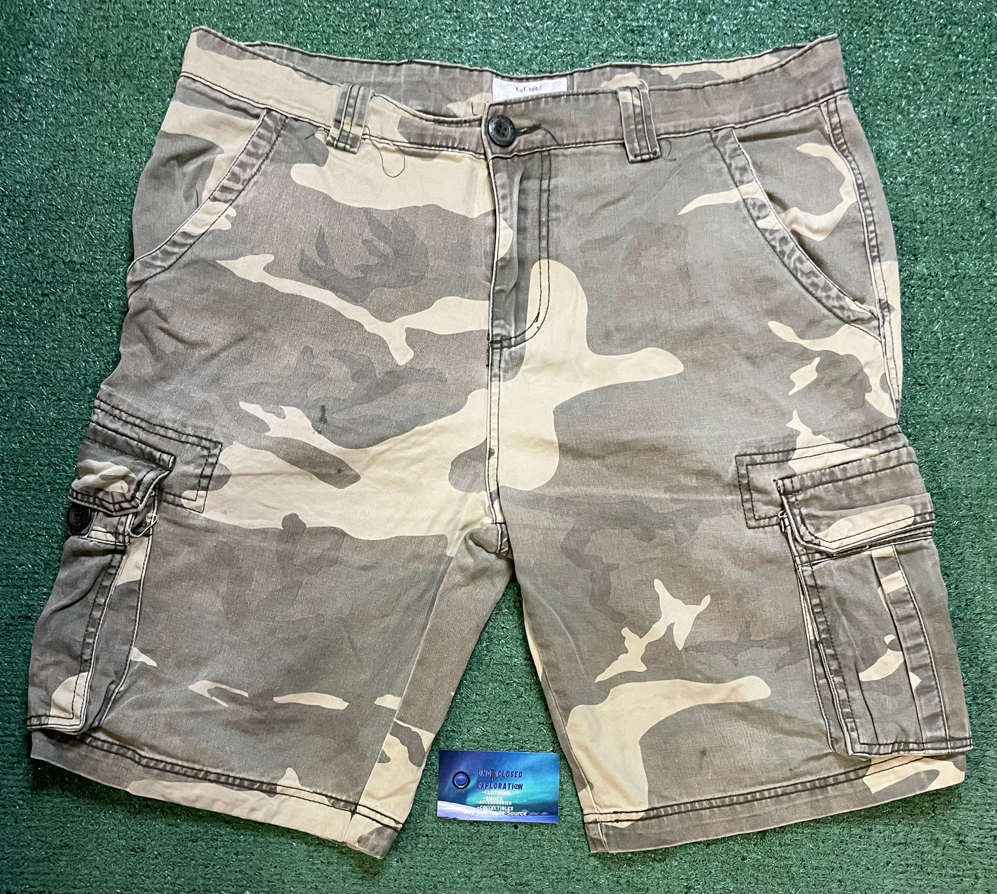 Camo cargo shorts