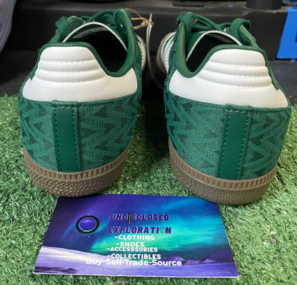 Adidas samba collegiate green cloud gum