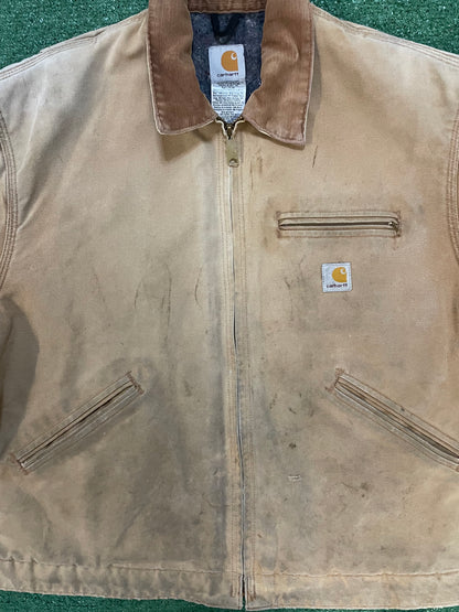 Vintage 2000s Carhartt tan Detroit jacket