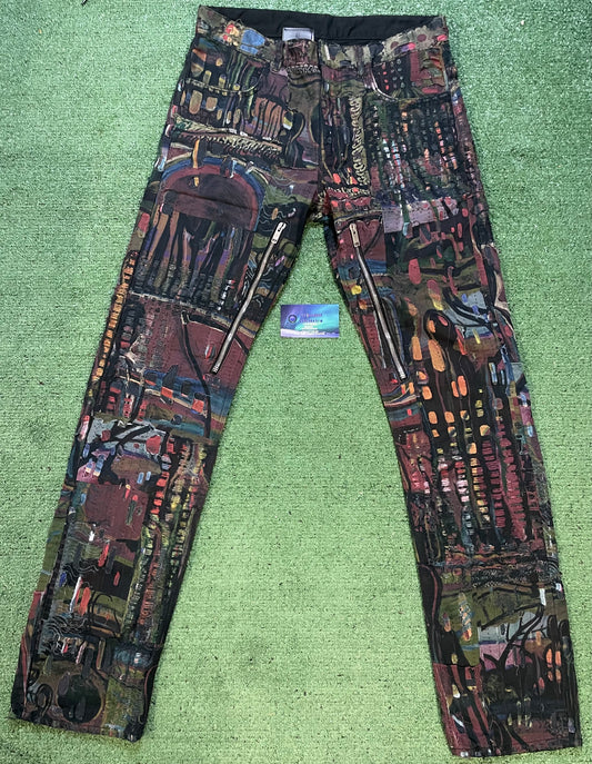 Givenchy X Josh smith distressed denim jeans