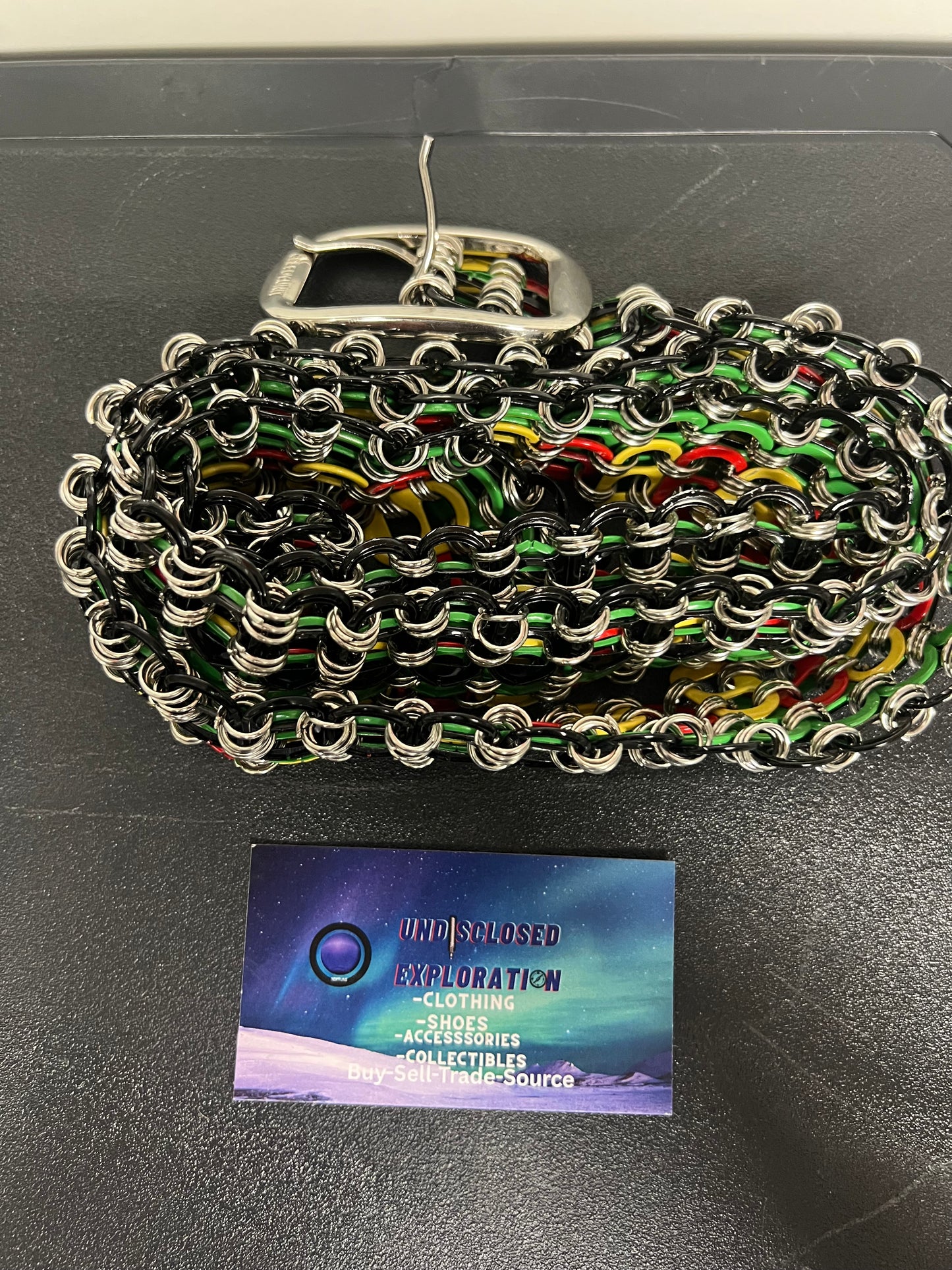 Greedy unit Rasta bottle tab belt