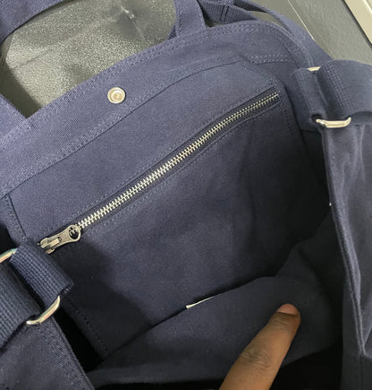 Stussy Canvas Crossbody navy blue Bag