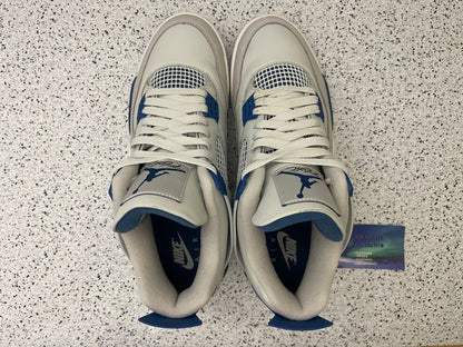 Jordan 4 Military Blue 10.5 Men/12 Women “Preowned”