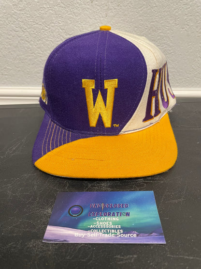 Vintage 1990s UW Washington Huskies Top Of The World Wave  Hat