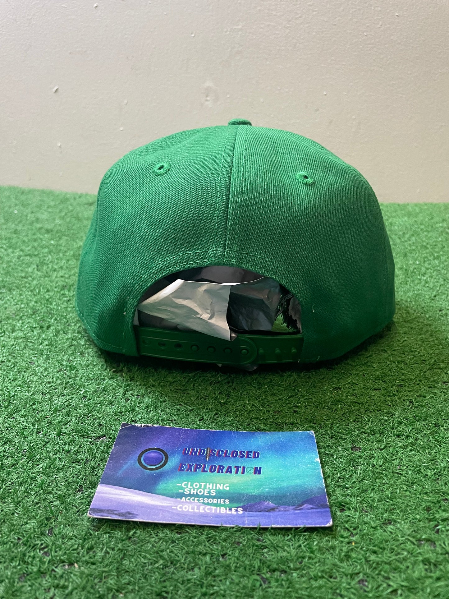 Seattle SuperSonics skyline green and yellow new era hat