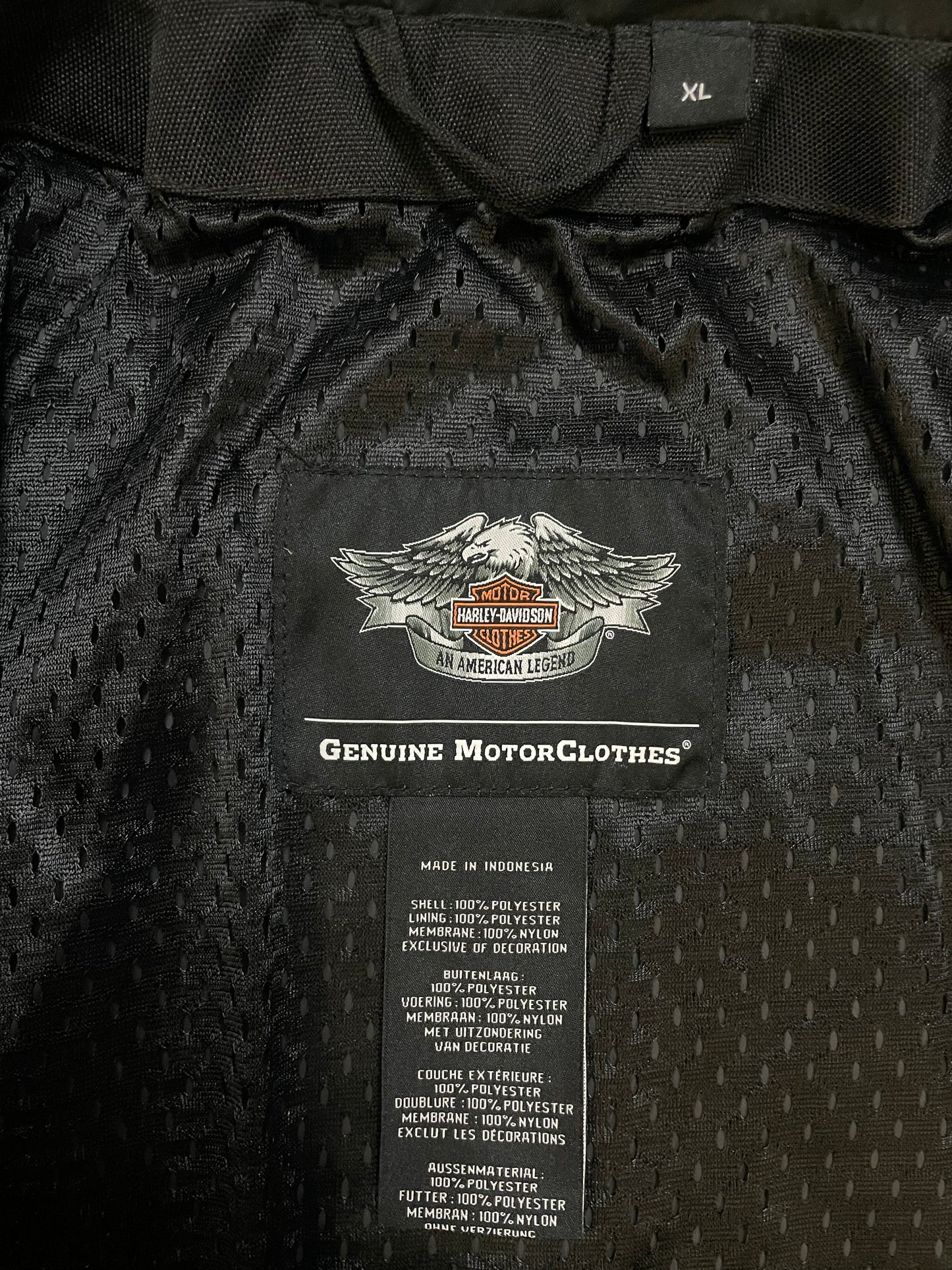 Harley Davidson black and grey jacket