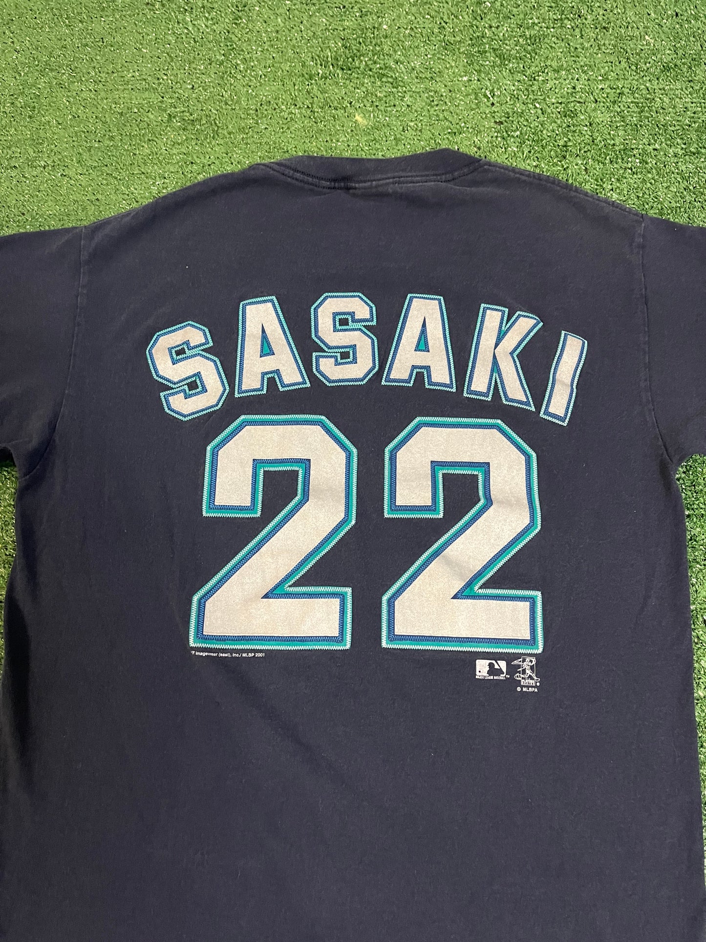 Vintage 2001 Seattle mariners  Kazuhiro Sasaki #22 tee