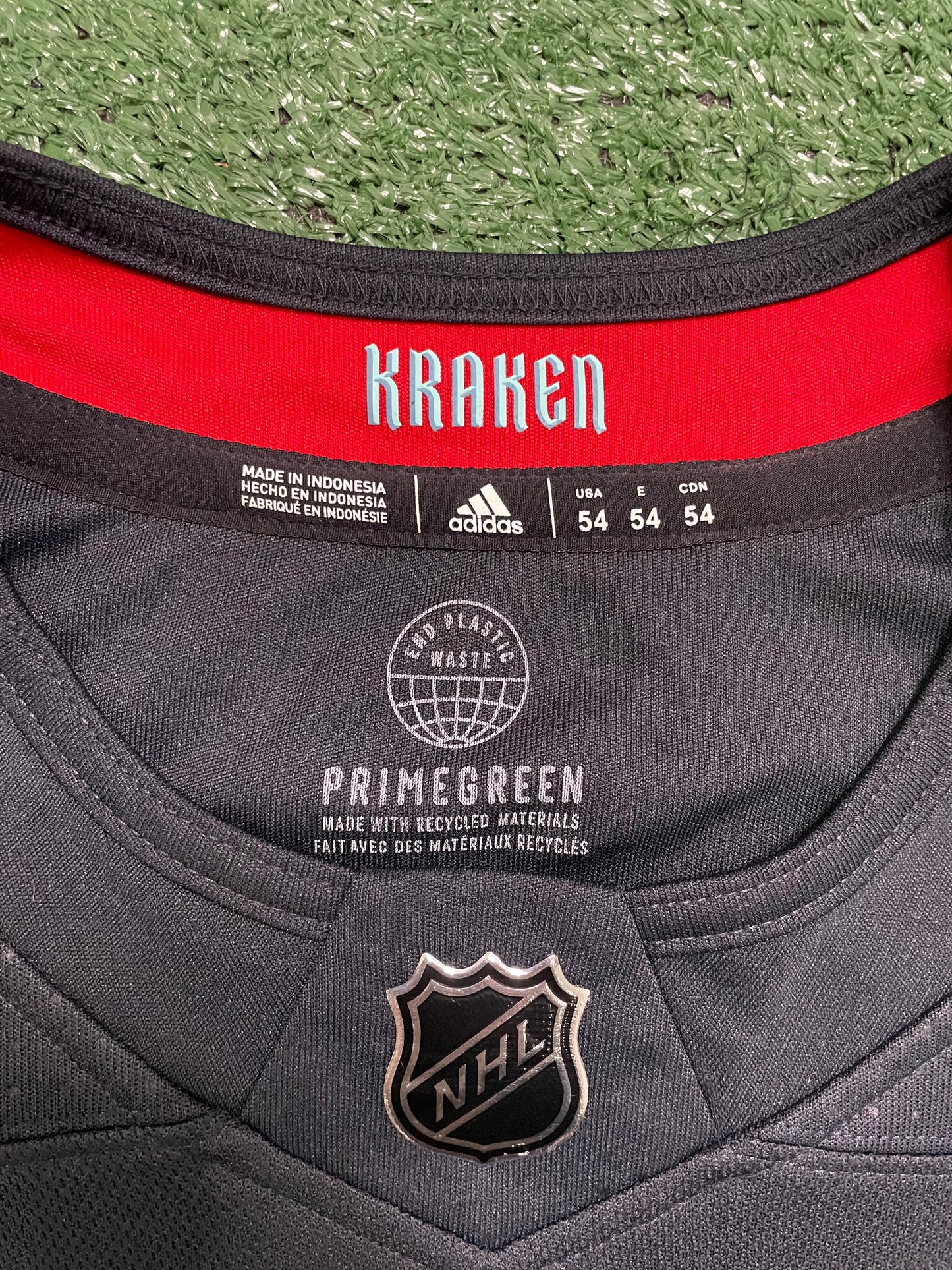Seattle Kraken inaugural season patch hockey jersey