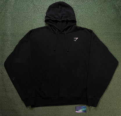 Gymshark black pullover hammerhead shark hoodie
